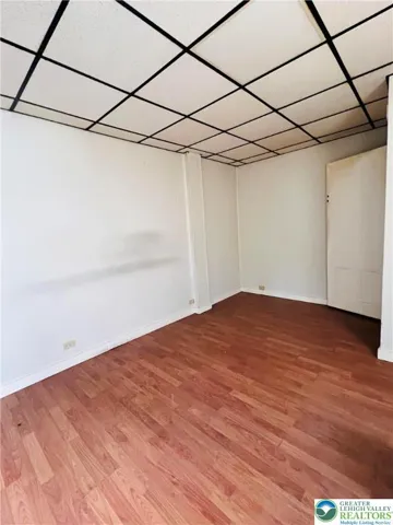 bedroom is in back.
