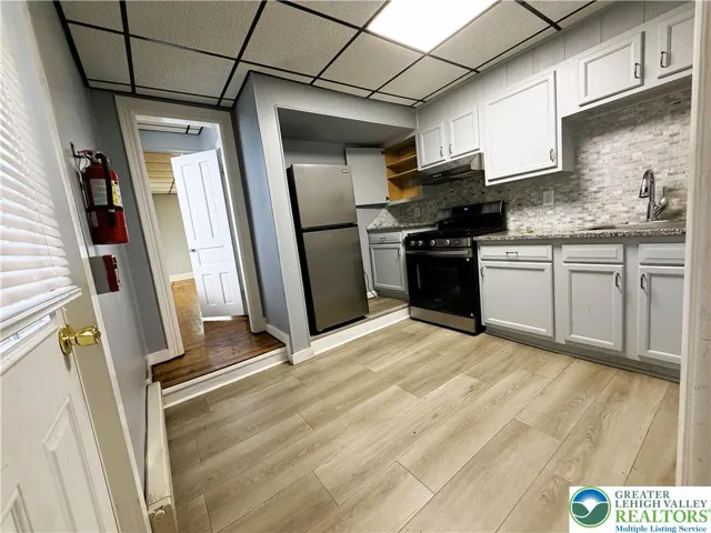 kitchen with gas stove