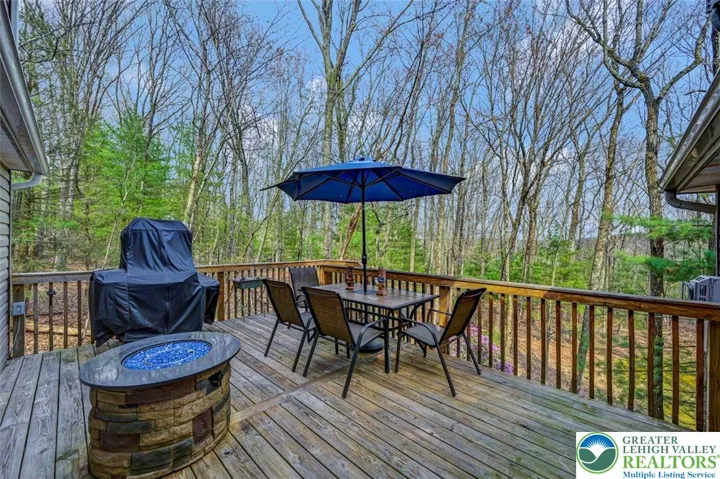 Deck Overlooking Backyard