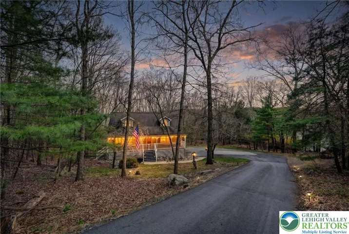 Long Private Driveway