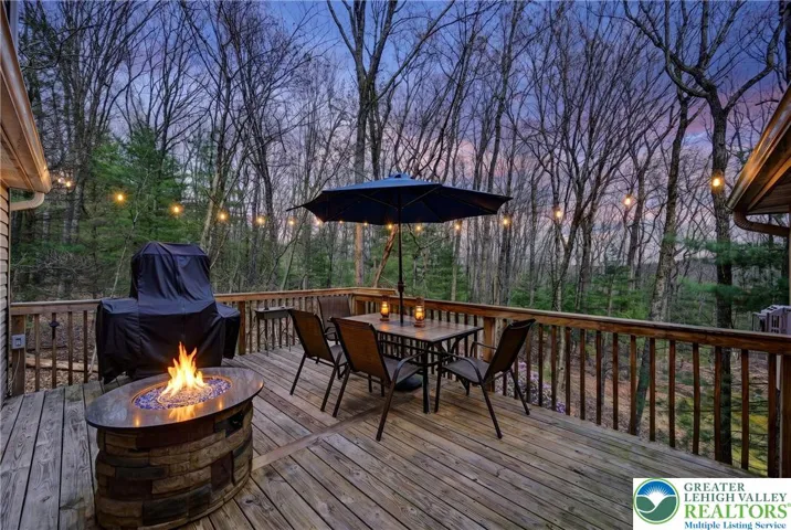 Deck Overlooking Pocono Forest