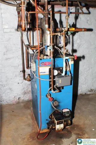 Just serviced boiler, in preparation for listing