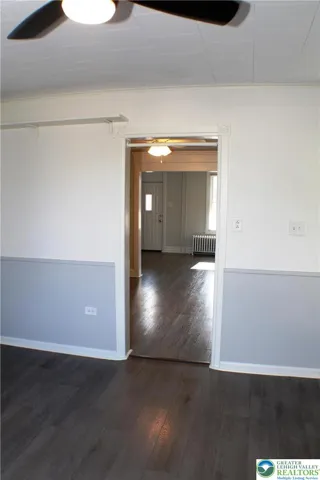 This home has room - its a deep property and a deep home.