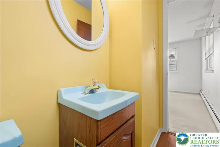 Half Bath in primary bedroom