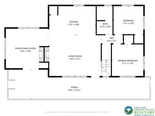 Main floor & deck plan