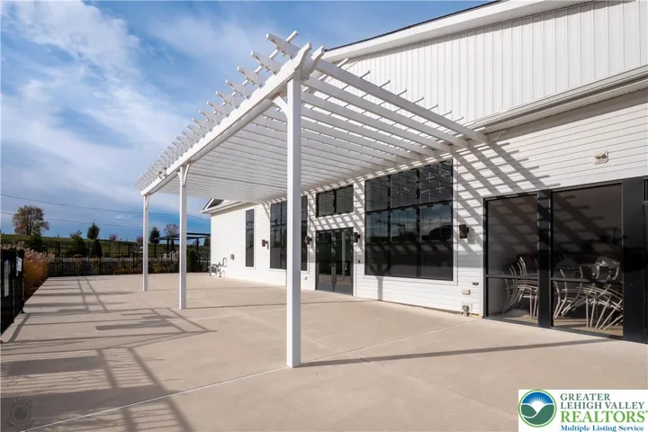 Clubhouse patio