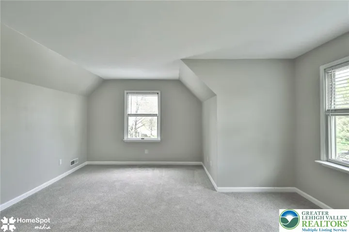 Large second floor bedroom