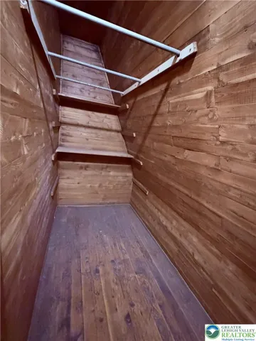 massive cedar-lined closet in front bedroom