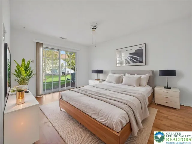 Virtually Staged Primary Bedroom
