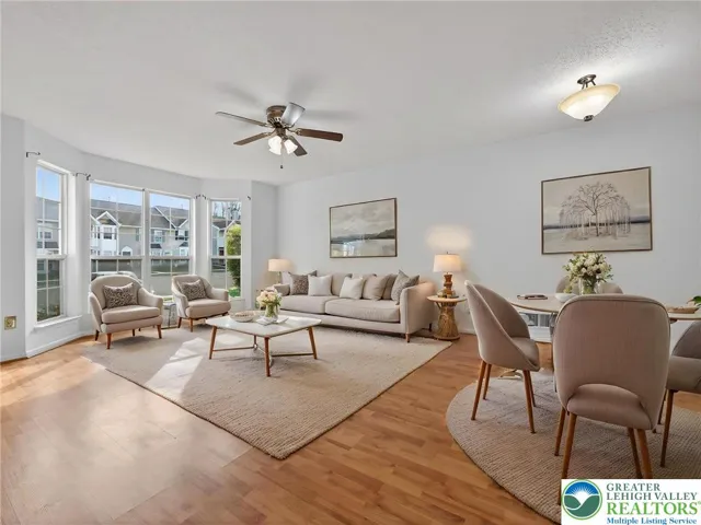 Virtual Staging of Living/Dining Room