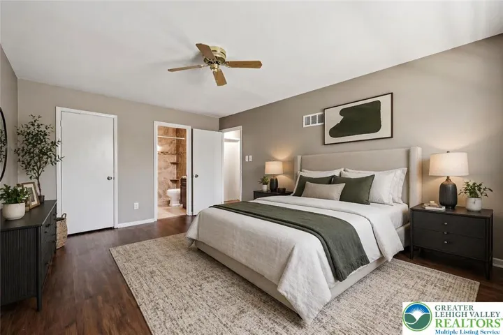 Primary Bedroom Virtually Staged