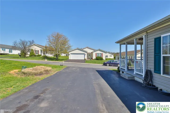 Notice the expansive driveway