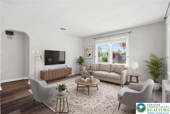 Digitally Staged Living RM Furniture