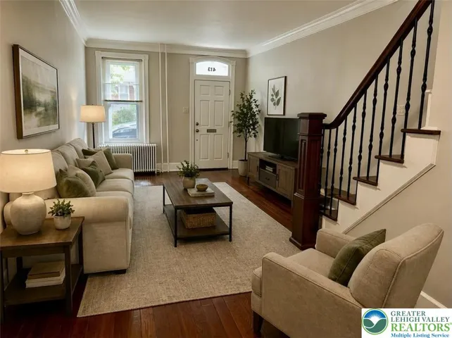 Virtually Staged Living Room