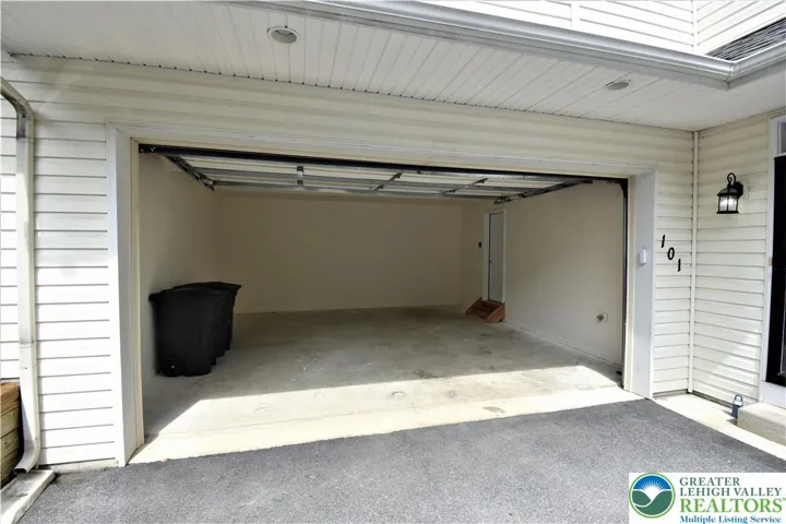 Two car attached garage