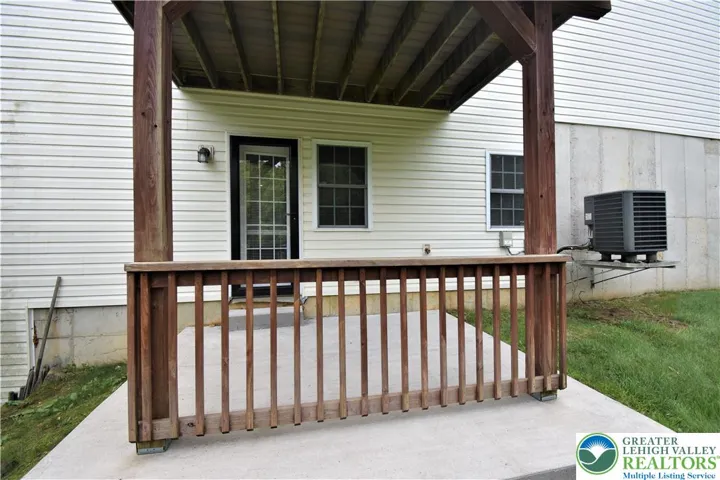 Lower level patio off of recreation room