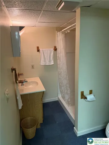 Lower level bath