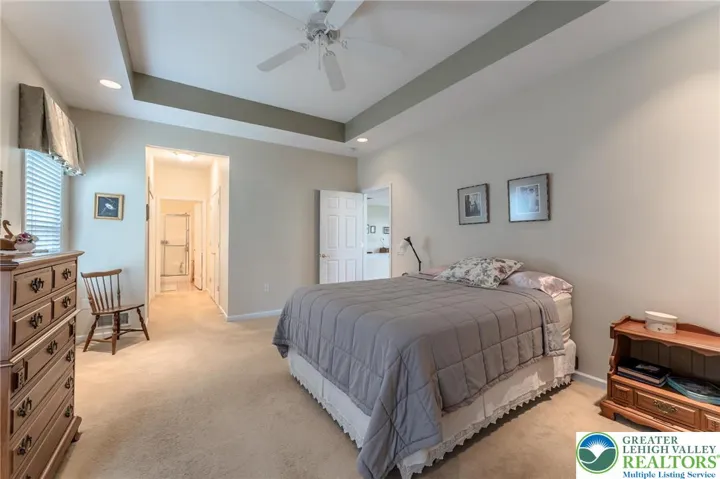 Two large closets, one walk in