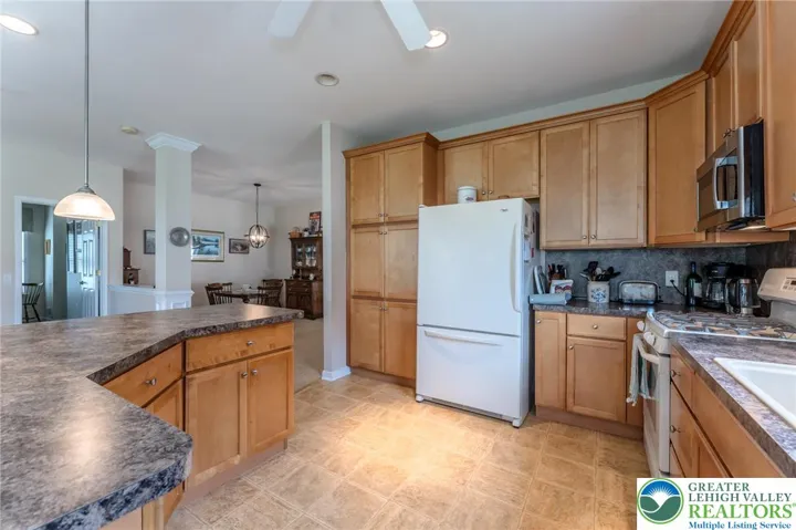 Tons of cabinets and counter space