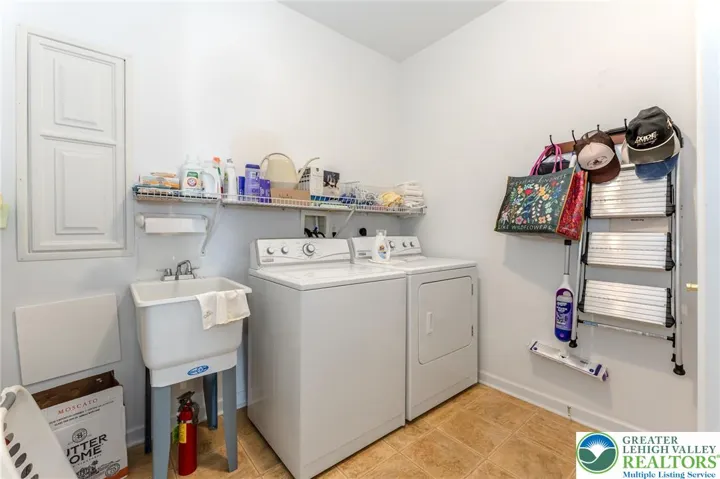 Convenient laundry room