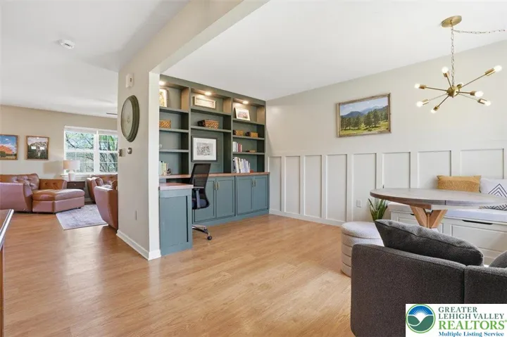Custom Built Ins and desk