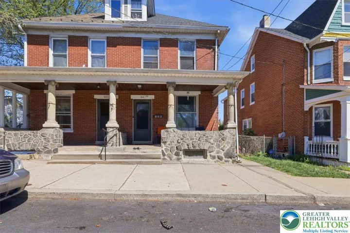 Front of home. Straight on view