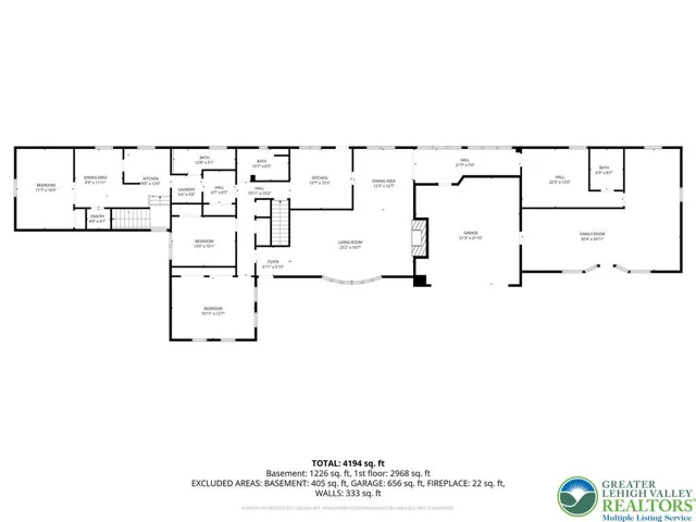 Main Level Floor Plan