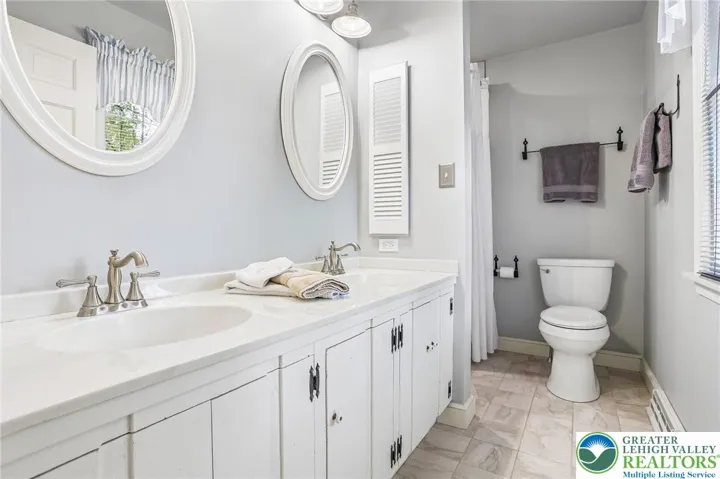 Primary double vanity