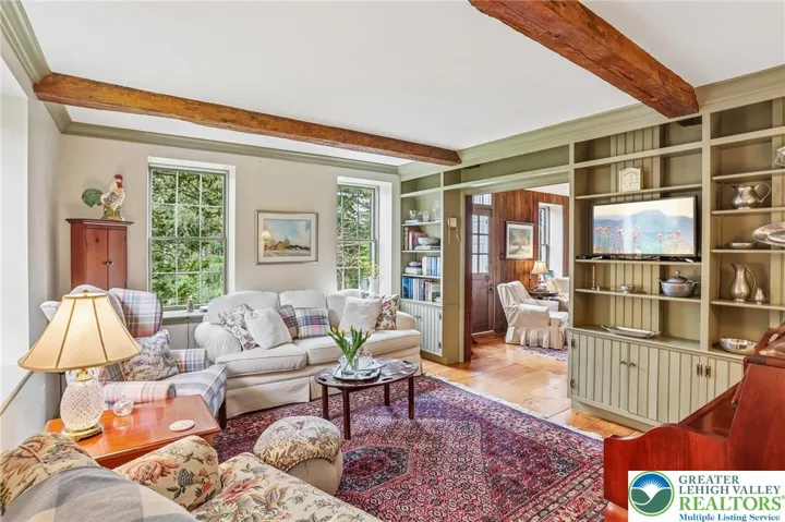 Formal Living room leading into the Dining room