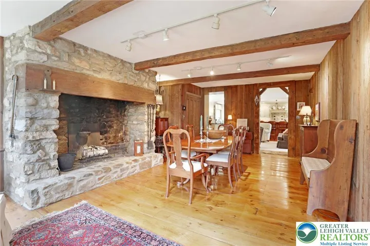 Dining room double access into Family room / Great room.