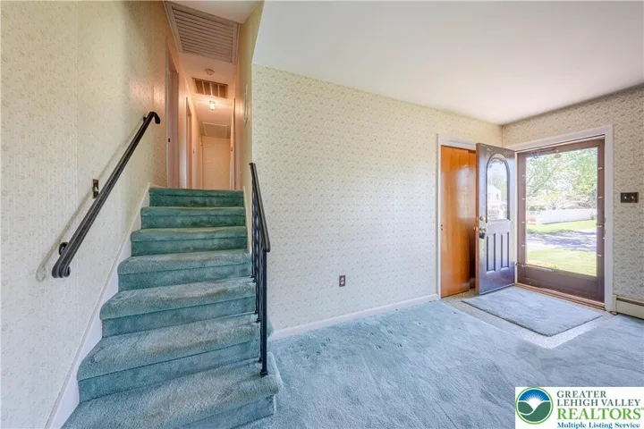 Living room to upstairs