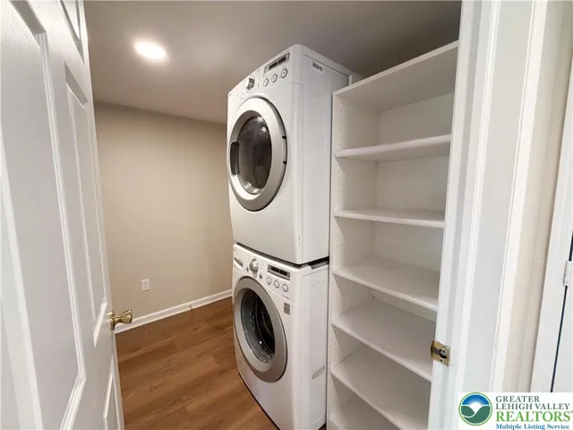 Utility and mud room with plenty of storage.