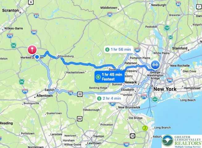Distance to GW Bridge
