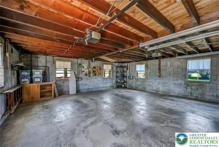2 Car Garage w/ Pull Down Attic
