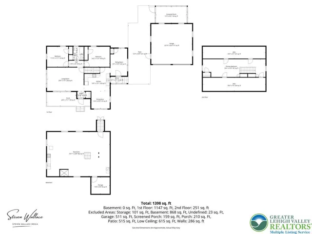 Floor Plans, Garage & Barn