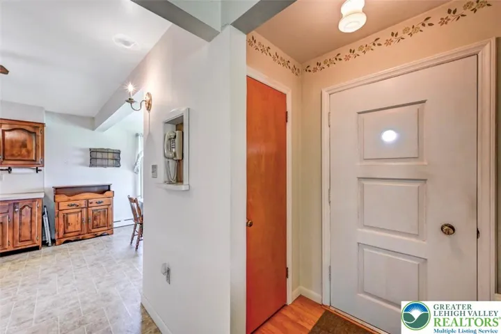 3 Panel Wooden Door & Coat Closet
