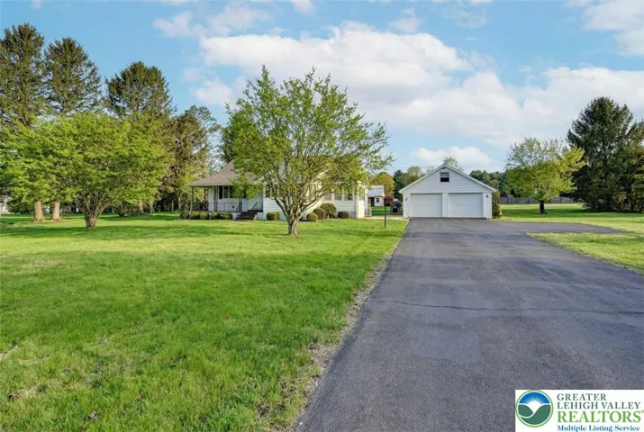 Long Paved Driveway