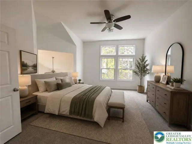 Virtually Staged Bedroom