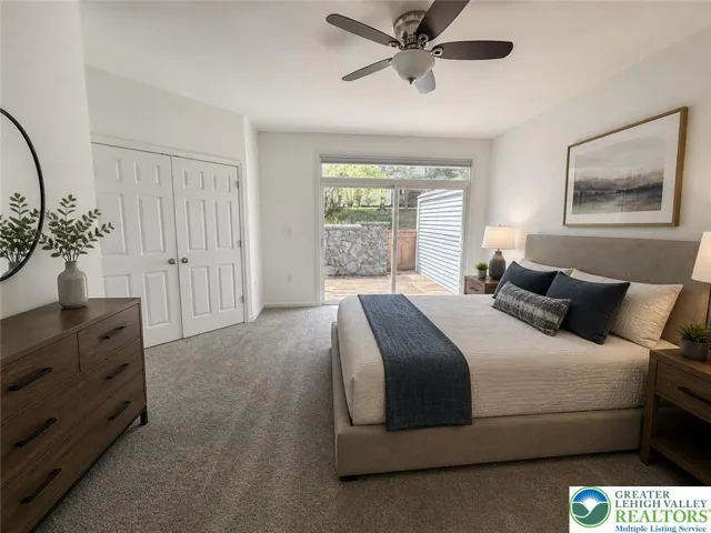 Virtually Staged 1st Floor Bedroom