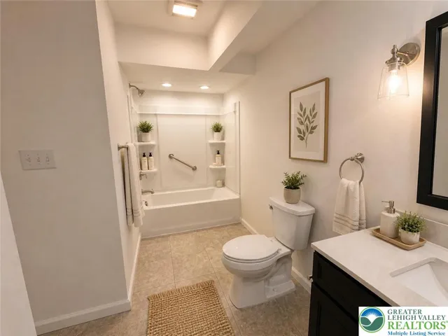 Virtually Staged Bathroom