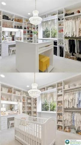 Virtually enhanced to illustrate room versatility.