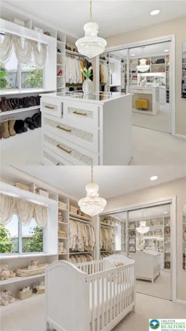 Virtually enhanced to illustrate room versatility.