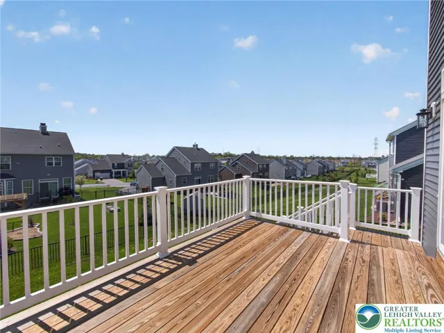 Large deck with spectacular views