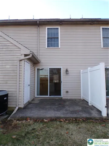Rear porch & private shed