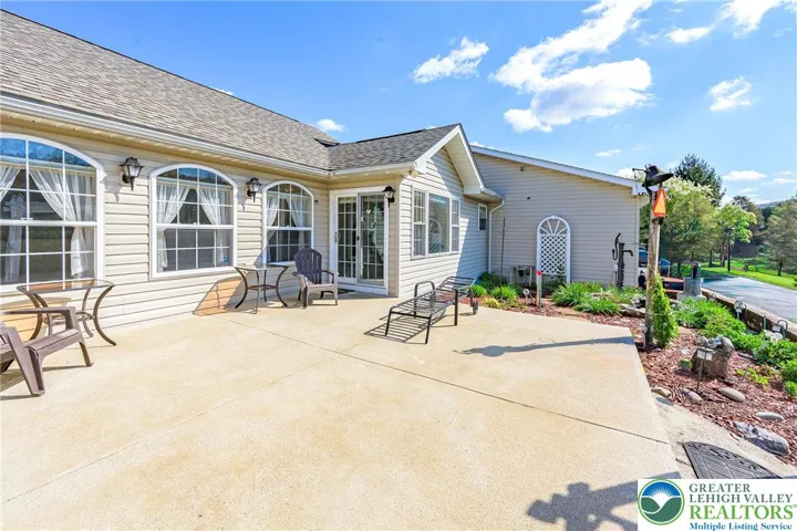 Rear patio