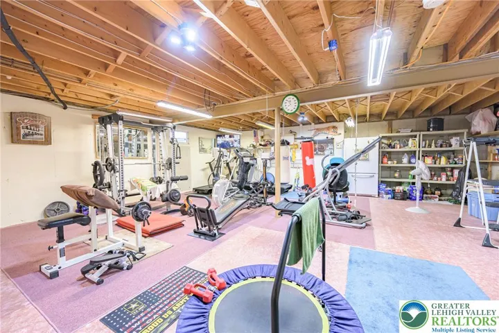 Lower Level Work Out Space