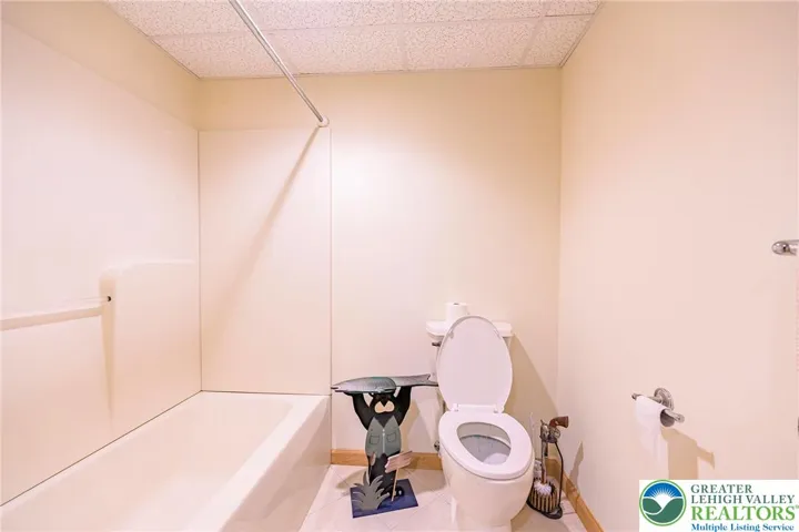 Lower level full bath
