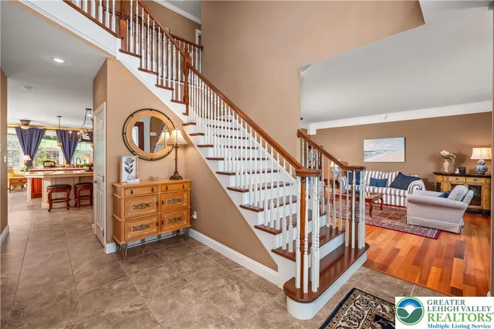 Formal living room on your right.
