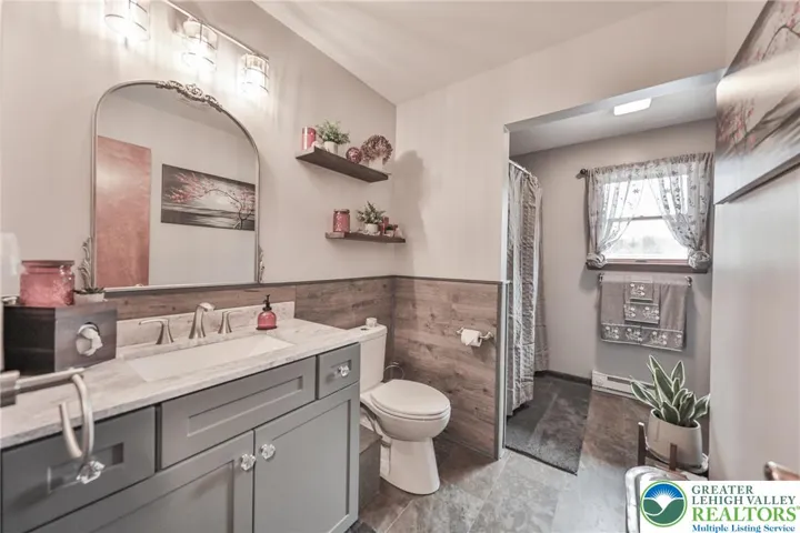 REmodeled bathroom main floor
