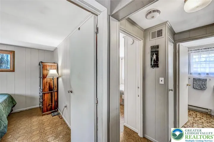 Hallway open to Bedrooms 1 & 2 and the Full Bath. Includes a Linen closet.
